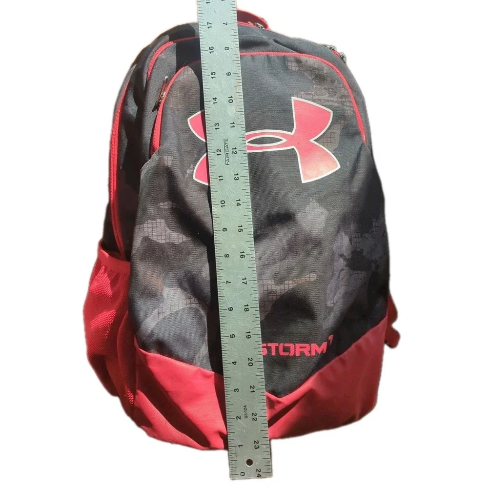 Under Armour Backpack With Laptop Slot Red‎ Black